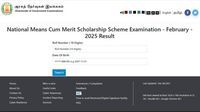TNDGE NMMS Result 2025 Declared @ dge.tn.gov.in; Direct link here