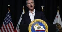 Newsom, Harris both considering runs for president in 2028, a sign of California's political clout