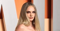 Cara Delevingne’s Stringy Thong Was On Full Display In A Sheer Vintage Dress