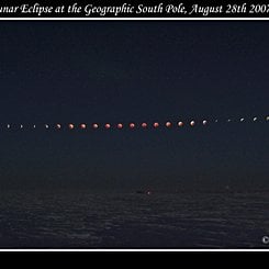 South Pole Lunar Eclipse