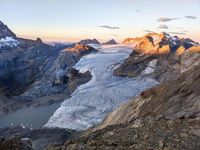 Alpine glaciers are melting even on the highest peaks