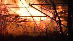 Massive Fire Disrupts Baltimore Wood Recycling Yard