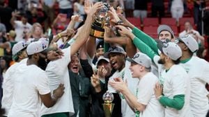 Championship Celtics Celebrate White House Visit