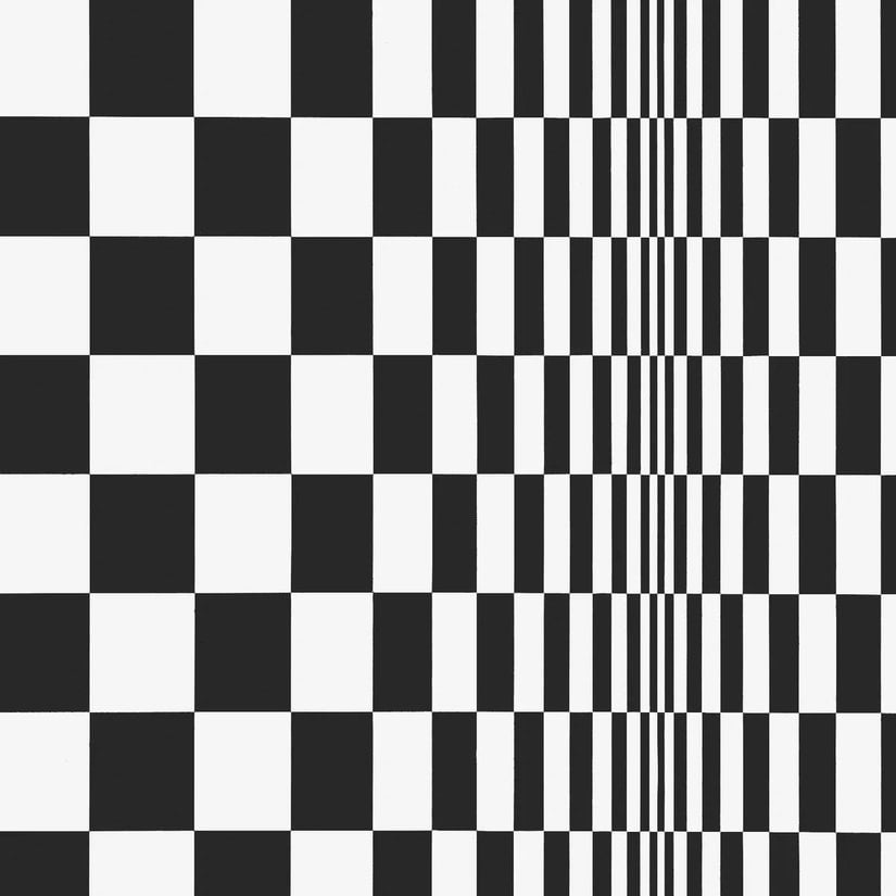 Görsel 2. Bridget Riley, Movement in Squares, 1961.