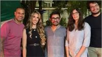 Aamir Khan-Gauri enjoy evening with Shikhar Dhawan and his rumoured girlfriend