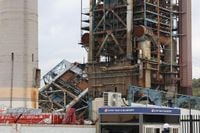 Search continues for 2 missing from structure collapse at power plant - The Korea Times