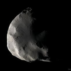 Saturn's Moon Helene in Color