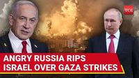 'Immediately Stop': Russia Issues 'Ultimatum' To Israel Over Gaza; Putin Aide's Blistering Speech