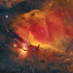  Wisps Surrounding the Horsehead Nebula 