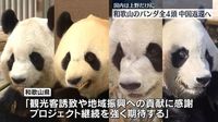 和歌山のアドベンチャーワールド、4頭のパンダ全てを中国に返還へ｜日テレNEWS NNN