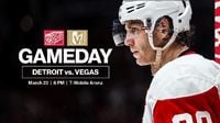 PREVIEW: Red Wings resume road stretch out West, ready for Golden Knights on Saturday | Detroit Red Wings