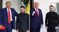 Zelenskyy at White House: How Ukrainian president dressed this time; watch - Times of India