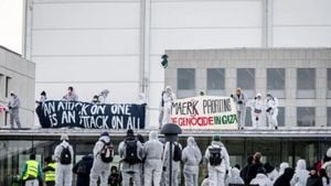 Pro-Palestinian Protesters Disrupt Maersk's Copenhagen Headquarters