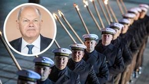 Olaf Scholz Bids Farewell With Military Ceremony