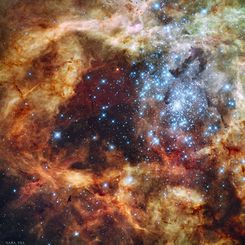  Star Cluster R136 Bursts Out 