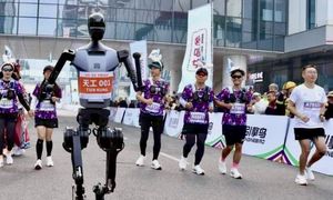 Beijing Prepares For Historic Half-Marathon With Robots