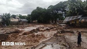 Indonesian Humanitarian Efforts Aid Flood Victims