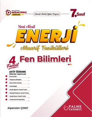 Palme 7.Sınıf Enerji Fen Bilimleri Yeni Nesil Maarif Fasikülleri (4 Fasikül)