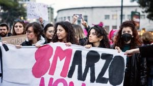 Women Stand United At March 8th Protest In Mexico City