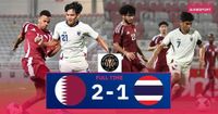 ผลบอล กาตาร์ ยู-23 พบ ไทย ยู-23 : ช้างศึก นำก่อนแพ้เจ้าภาพ ลุ้นเฮนัดท้ายศึกโดฮา คัพ 2025