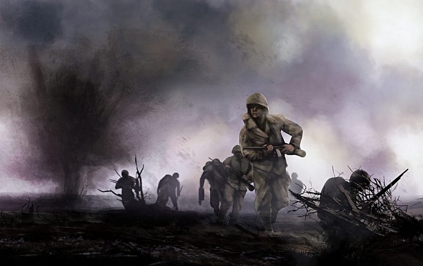 1. Dünya Savaşı illüstrasyonu.