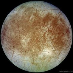  Jupiter's Europa from Spacecraft Galileo 