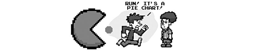 "Kaç! Bir daire grafik!"