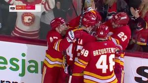 Flames Edge Oilers In Thrilling Battle Of Alberta Clash