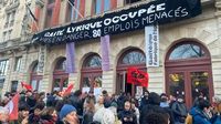 Paris : à la Gaîté lyrique, des centaines de manifestants et des premiers départs avant l’arrivée de la police