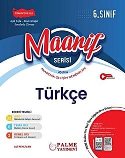 6.SINIF MAARİF SERİSİ TÜRKÇE HAFTALIK DENEME (40 FÖY)
