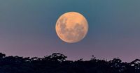 How to see the pink moon and blue giant star this weekend