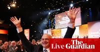 Ed Davey warns NHS will be privatised and gun laws rolled back by ‘hypocrite’ Farage in Lib Dem conference speech – as it happened