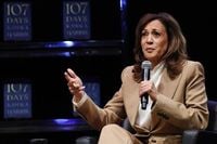 Former Vice President Kamala Harris gives message of hope during book tour stop in Los Angeles