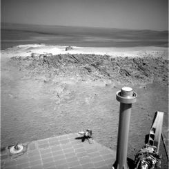 Opportunity Rover Spots Greeley Haven on Mars