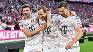 Bayern Munich Celebrates Title With 2-0 Win Over Gladbach