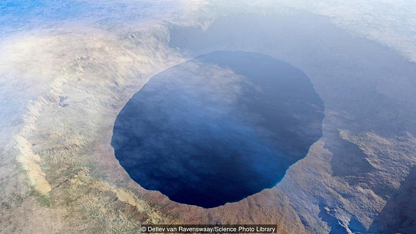 Bir göktaşı krateri, yaşamın başladığı yer olabilir.