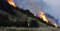'Very high' wildfire warning issued by fire chiefs as heatwave continues