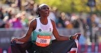 Kenya's Hellen Obiri breaks NYC Marathon course record