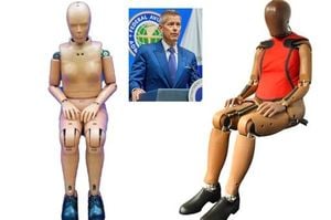 U.S. Unveils Female Crash Test Dummy To Close Safety Gap