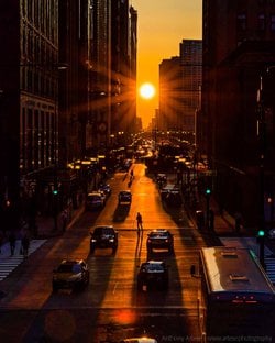 Chicagohenge: Ekinoksla Hizalanmış Bir Şehir