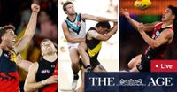 AFL round two Saturday action: Underdog Bombers host Crows; Bulldog bites tongue on umpiring