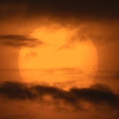 A Picturesque Venus Transit