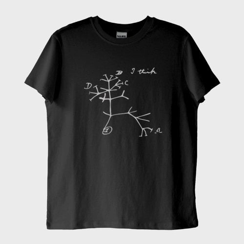 '' "I think...": Darwin'in Yaşam Ağacı'' T-Shirt