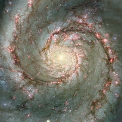 M51: The Whirlpool Galaxy in Dust and Stars