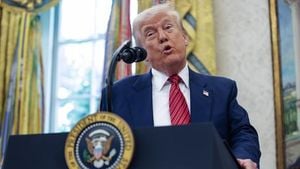 Donald Trump Celebrates Election Of First American Pope