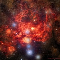 NGC 6357: The Lobster Nebula 