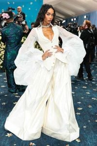Laura Harrier Attends Met Gala 2025 Without Engagement Ring amid Rumored Breakup from Fiancé Sam Jarou