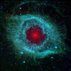 Dust and the Helix Nebula