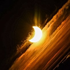  Partial Solar Eclipse over Argentina 