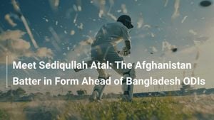 Sediqullah Atal Shines With 85 Against Australia